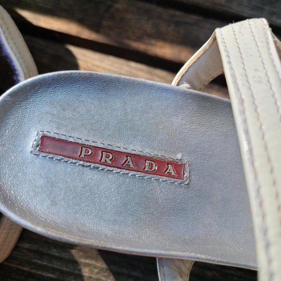 Prada Platform Velcro Strap Sandals - Picture 6 of 8